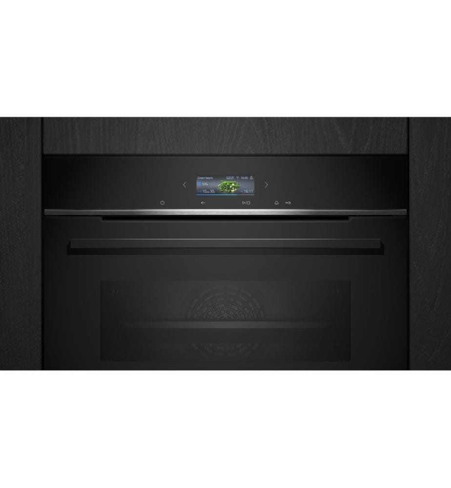 SIEMENS - Einbaubackofen HB734G1B1 Schwarz A+
