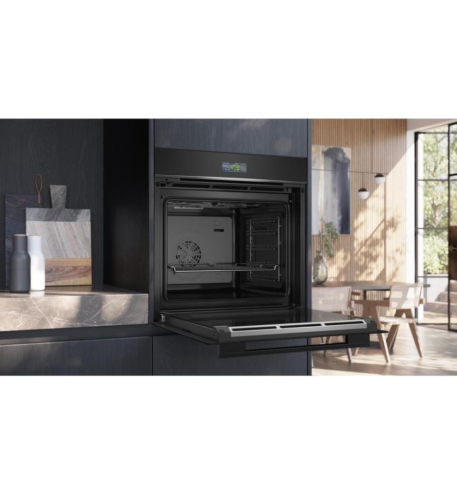 SIEMENS - Einbaubackofen HB734G1B1 Schwarz A+