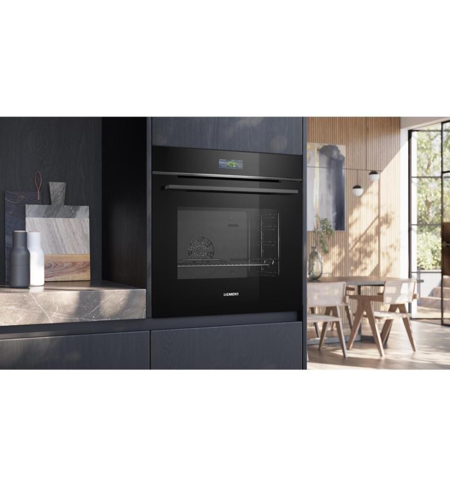 SIEMENS - Einbaubackofen HB734G1B1 Schwarz A+