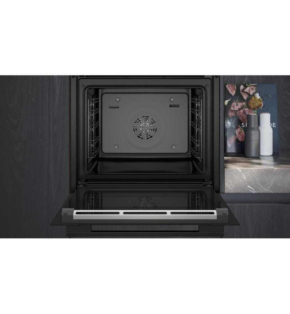 SIEMENS - Einbaubackofen HB734G1B1 Schwarz A+