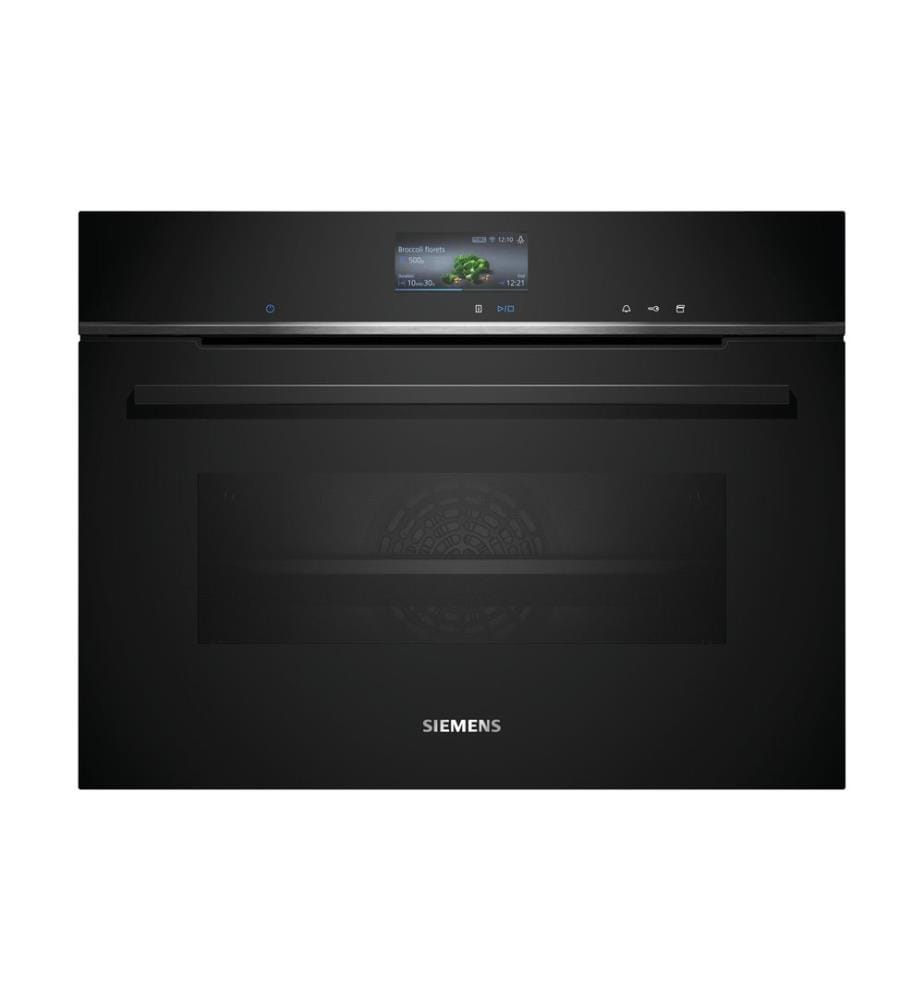 SIEMENS - Einbaudampfbackofen CS756G1B1 Schwarz A+