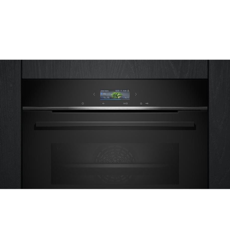 SIEMENS - Einbaubackofen HB754G1B1C Schwarz A+