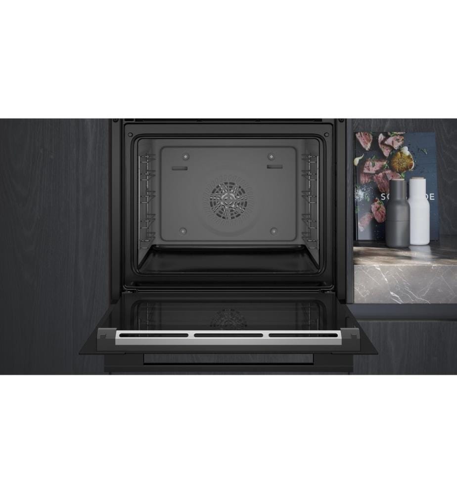 SIEMENS - Einbaubackofen HB754G1B1C Schwarz A+