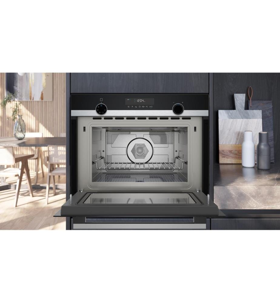 SIEMENS - Four à micro-ondes encastré iQ500 CM585AGS1 Acier inoxydable