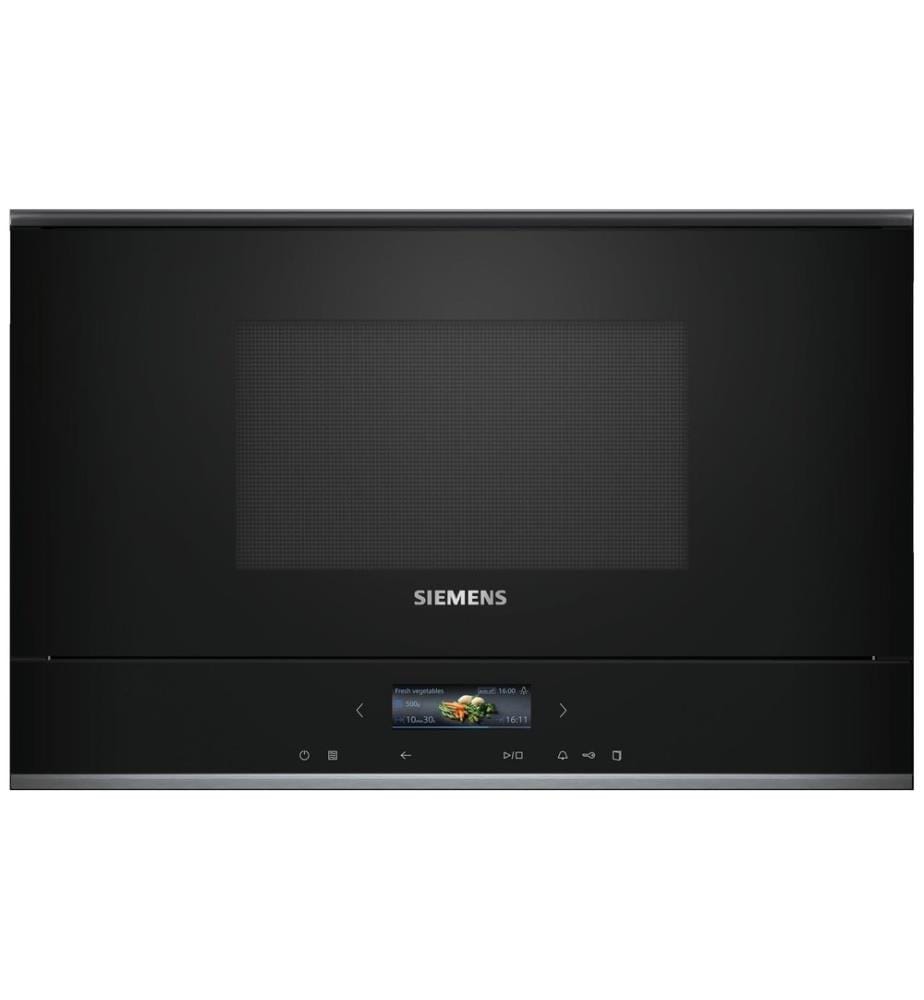 SIEMENS - Four à micro-ondes encastré iQ700 BE732L1B1C Noir