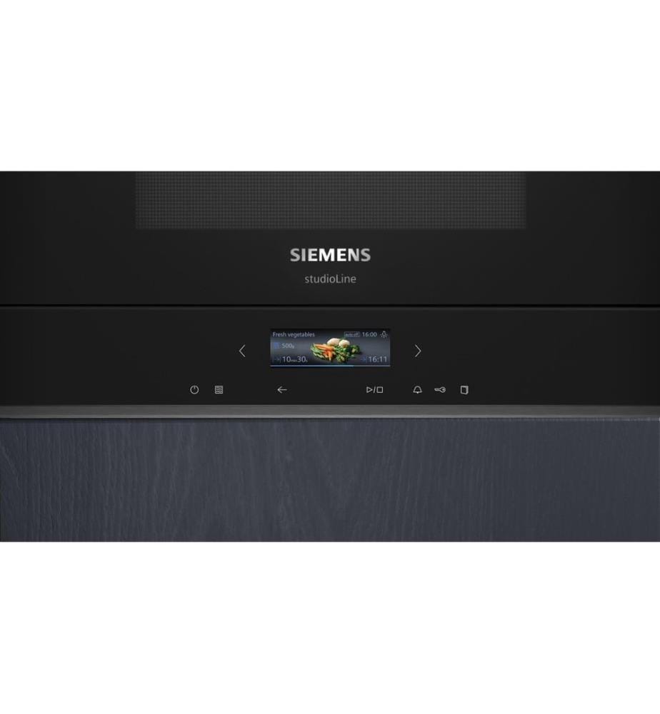SIEMENS - Four à micro-ondes encastré iQ700 BE732L1B1C Noir