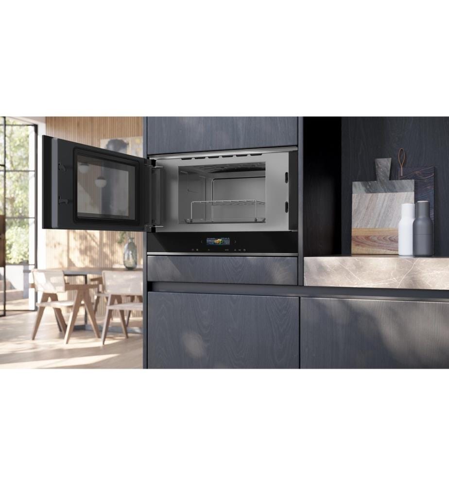 SIEMENS - Four à micro-ondes encastré iQ700 BE732L1B1C Noir
