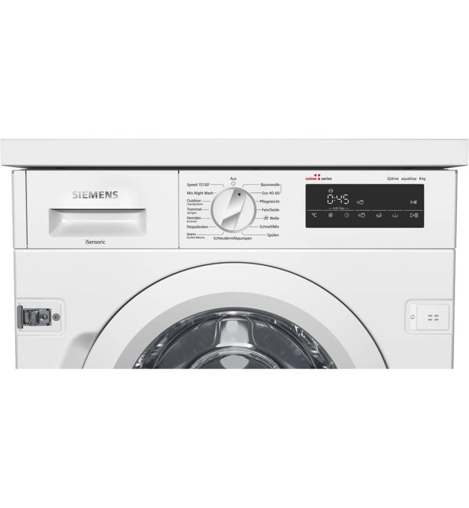 SIEMENS - Einbau Waschmaschine WI14W542CH Links