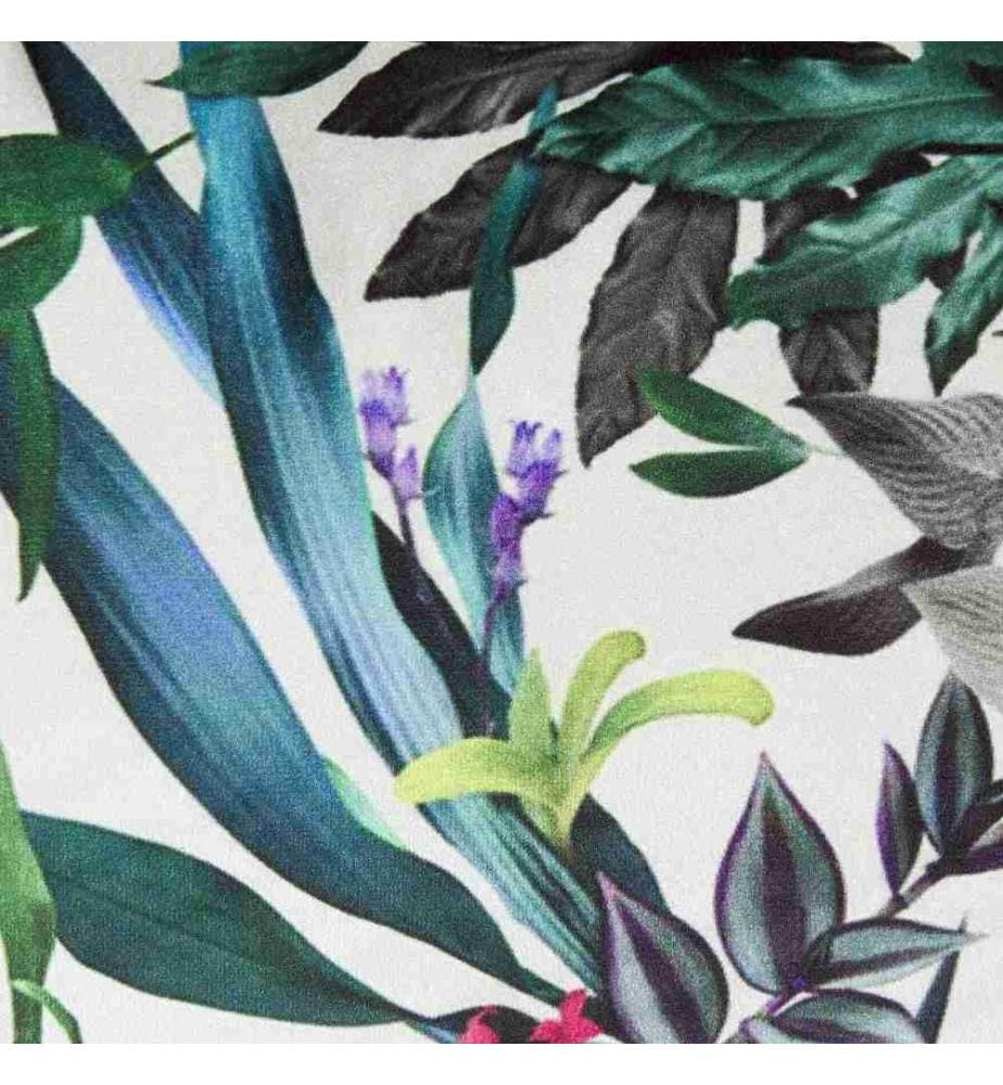 Coussins Verts en Velours 45 x 45 cm Décoratif à Motif de Feuilles pour Salon et Chambre Accessoire de Maison Doux Lot de 2