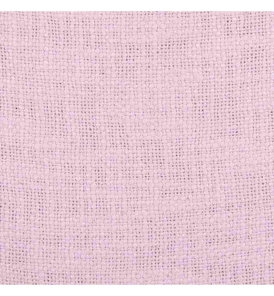 Dekokissen Rosa Baumwolle 45 x 45 cm Bezug mit Füllung Quasten Reissverschluss Einfarbig Modern Boho Wohnzimmer Schlafzimmer Deko für Bett Sofa