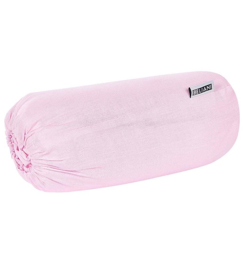 Spannbettlaken Rosa Baumwolle 140 x 200 cm mit Hohem Steg Gummizug Steghöhe 30 cm Modern für Matratze Schlafzimmer Ausstattung Zubehör