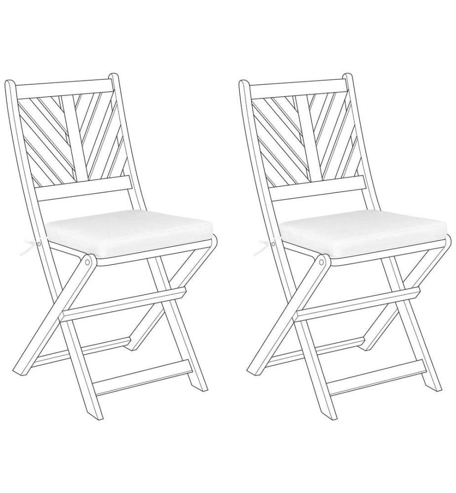 Coussins Décoratifs Jaune et Blanc en Polyester 37 x 34 cm pour Jardin Housse Amovible à Rayures et Attaches Résistants aux UV Lot de 2