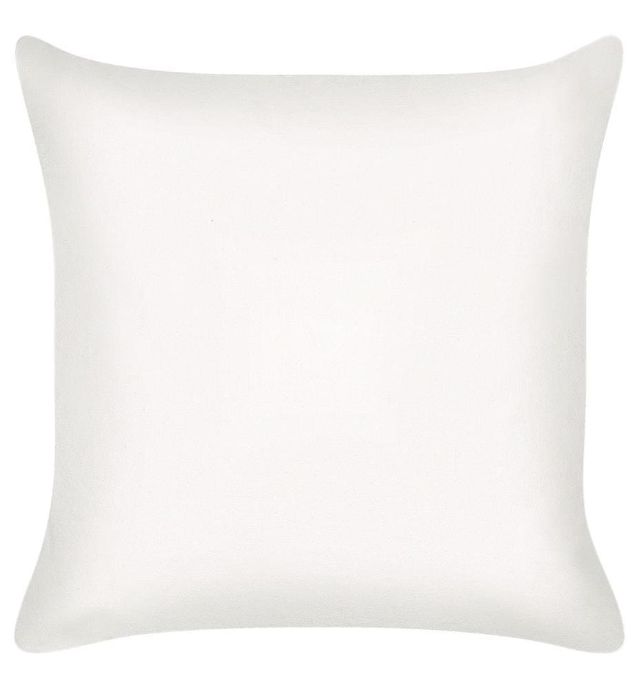 Lot de 2 Coussins Décoratifs en Coton Beige 45 x 45 cm à Motif de Coeurs Brodés Housse Amovible Rembourré Accessoire Intérieur Déco