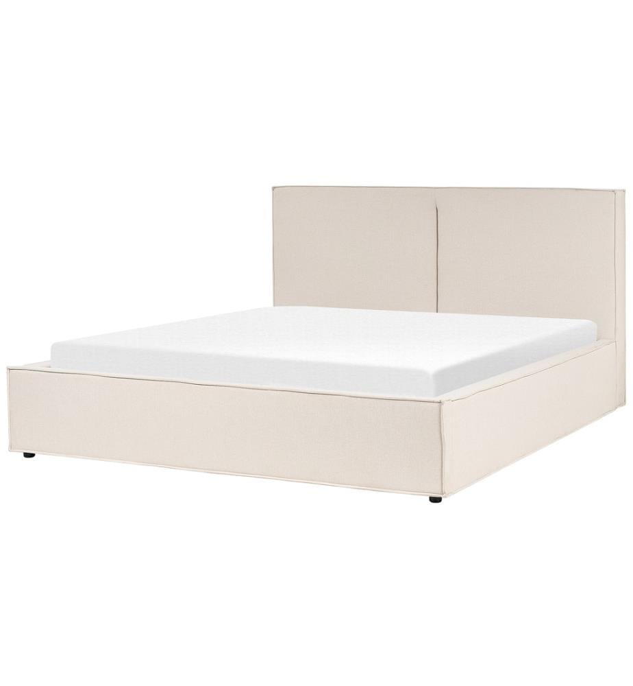 Lit ottoman Tissu MOISSAC 180 x 200 cm Beige