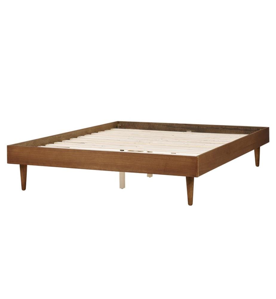 Lit avec sommier TOUCY 160 x 200 cm Frêne marron