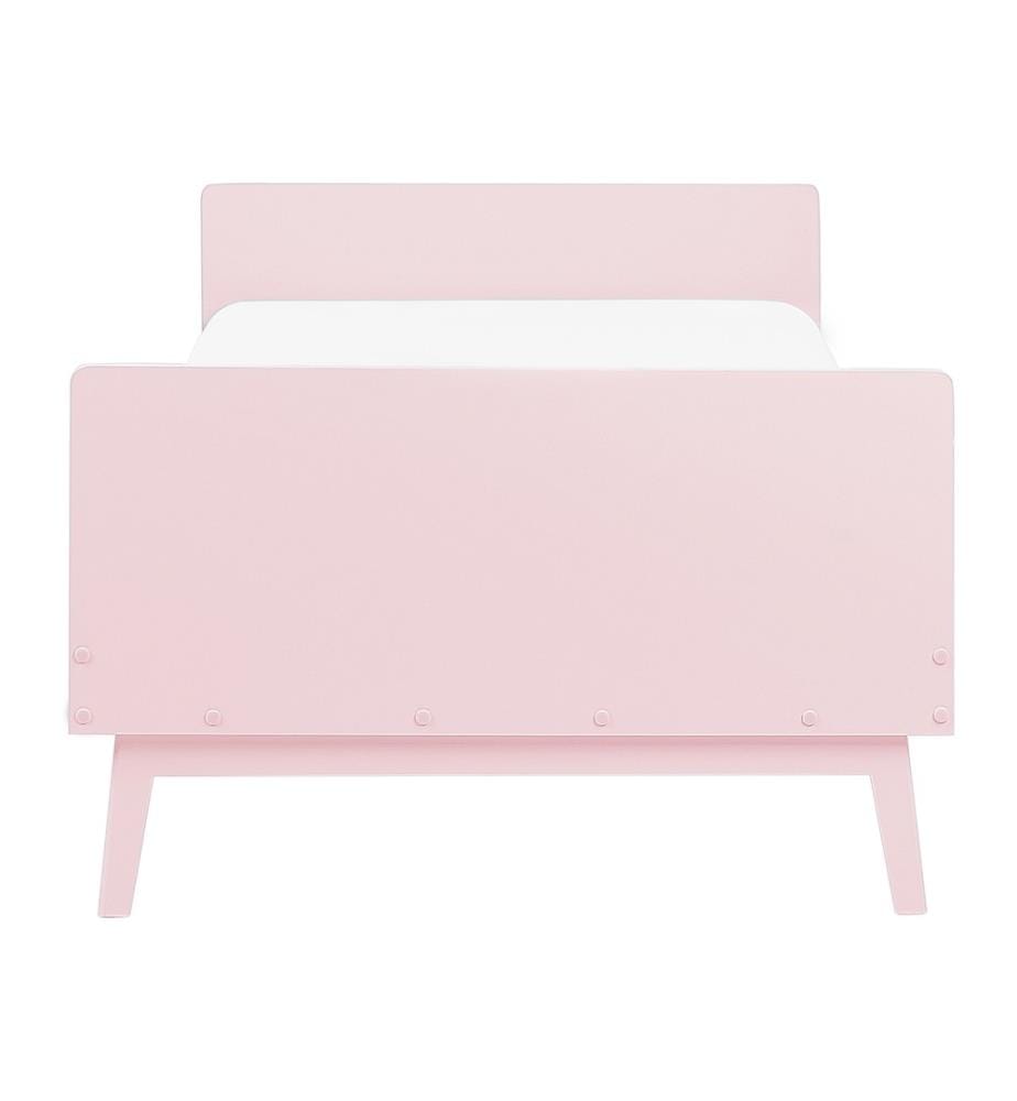 Letto Legno di pino BONNAC 90 x 200 cm Rosa pastello