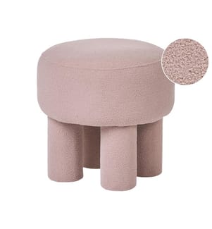 Repose-pied CANBY Bouclé Beige