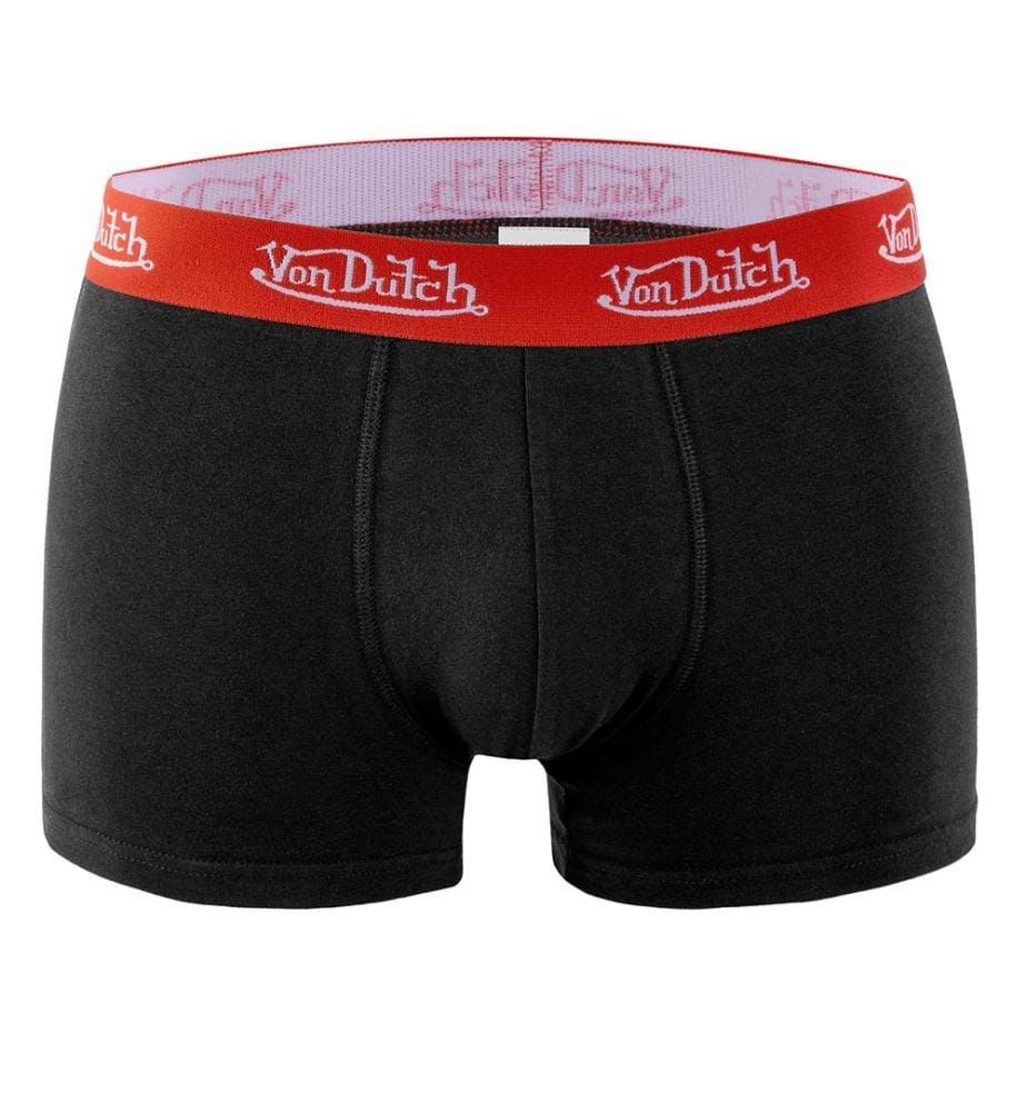Set di 4 boxer - Nero, Blu, Rosso, Grigio e Bianco