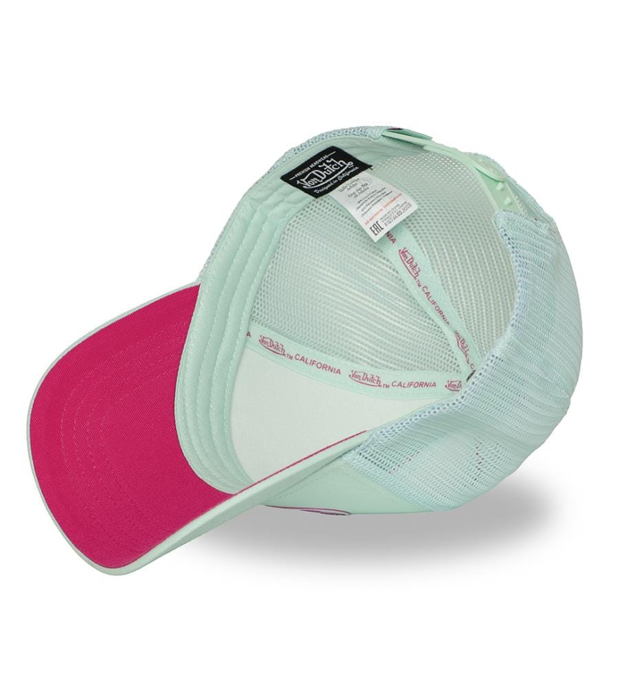 Cappuccio - Verde menta e rosa