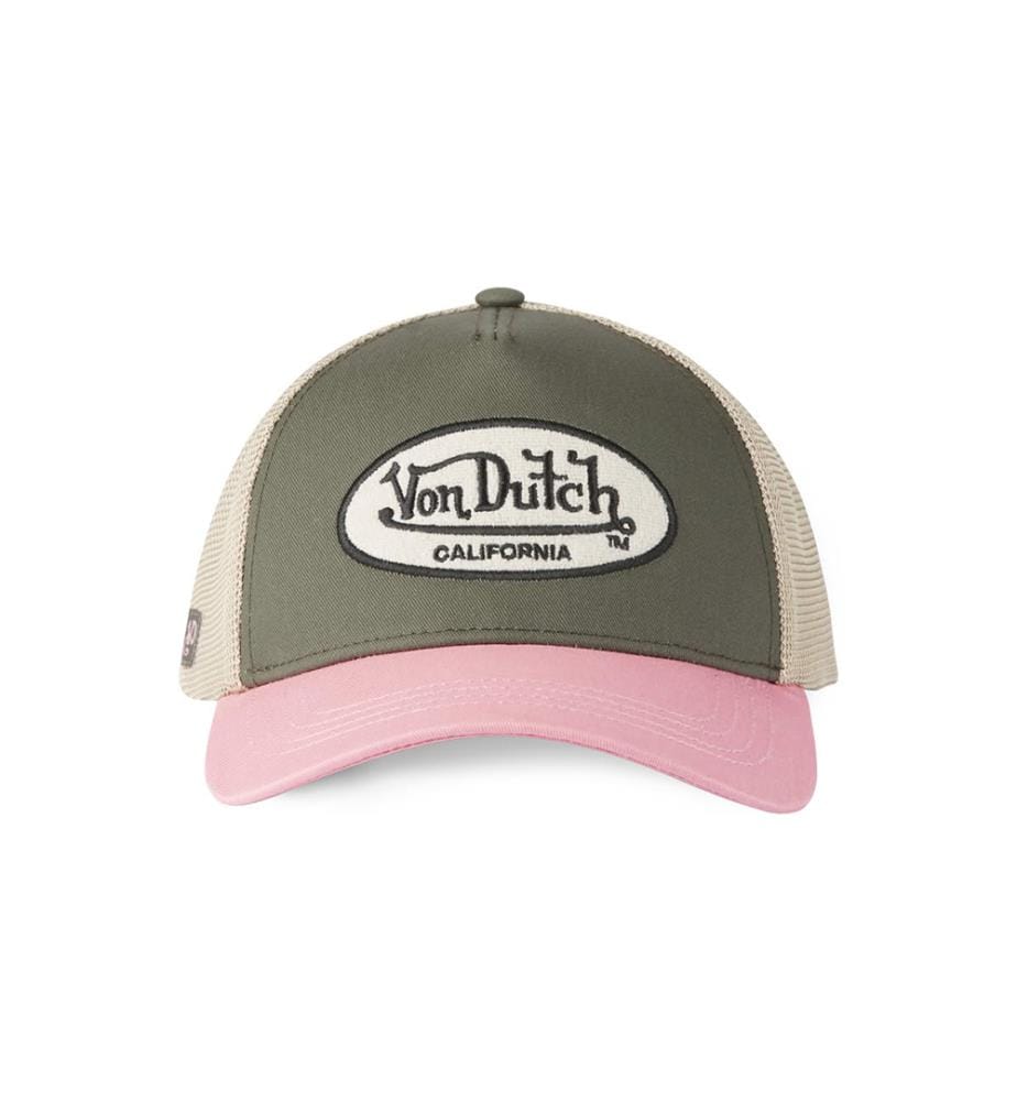 Cappello - Rosa, cachi e beige