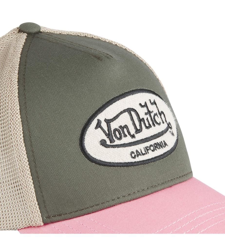 Cappello - Rosa, cachi e beige