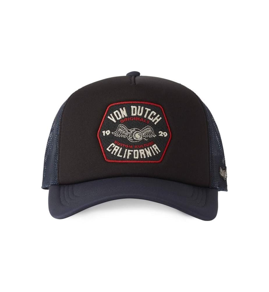 Casquette - Noir, Bleu, Blanc et Rouge