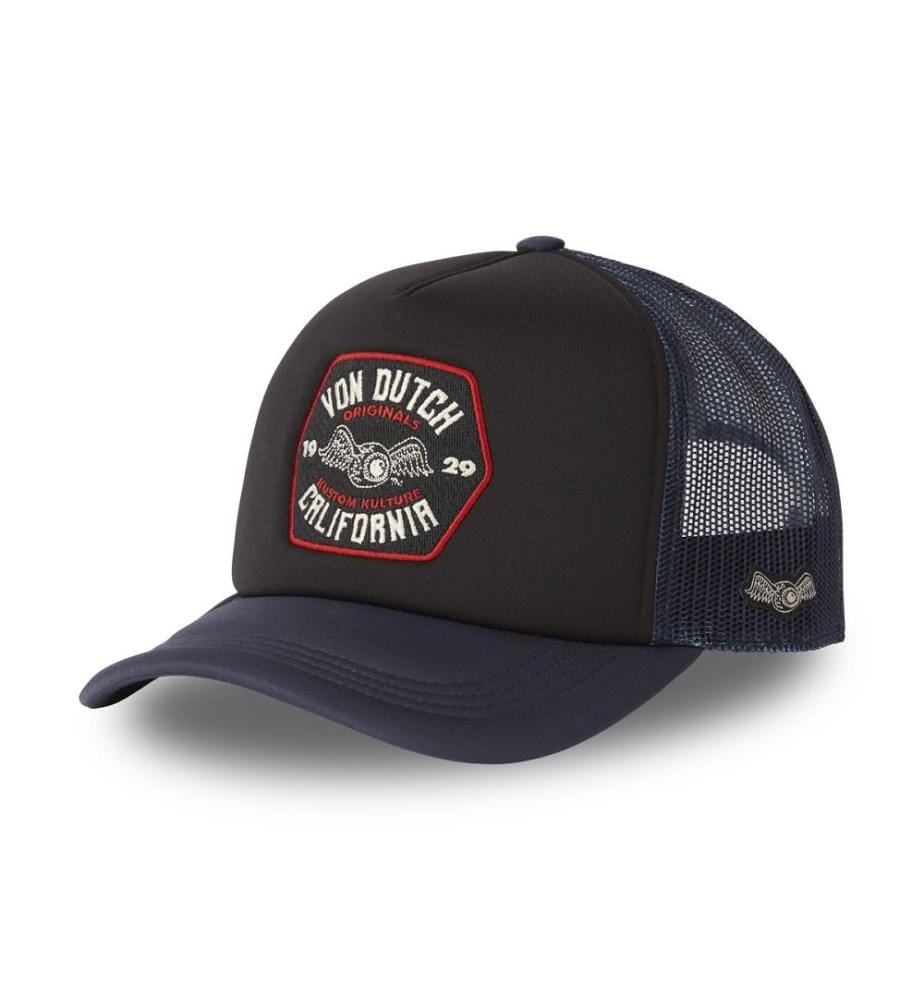 Casquette - Noir, Bleu, Blanc et Rouge