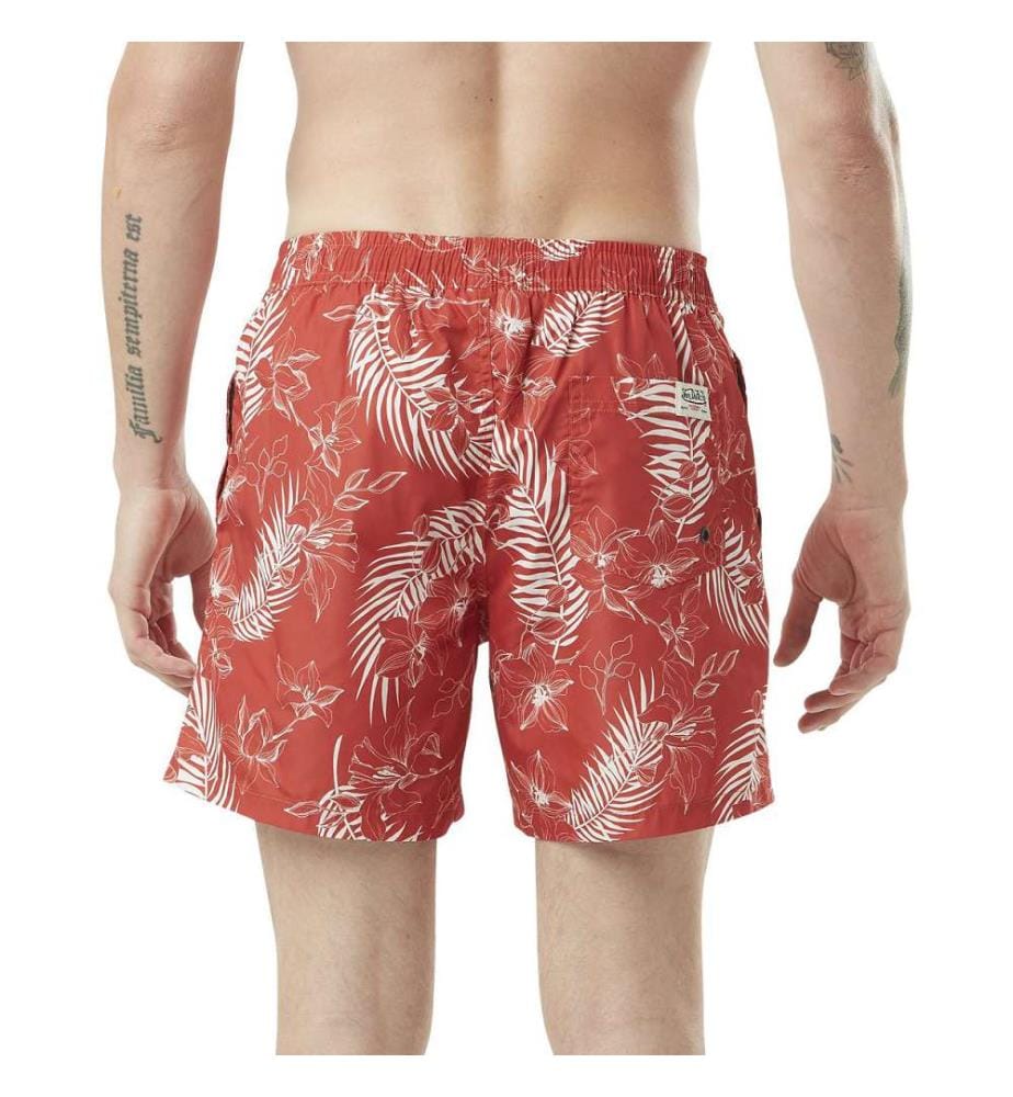 Short de bain - Rouge