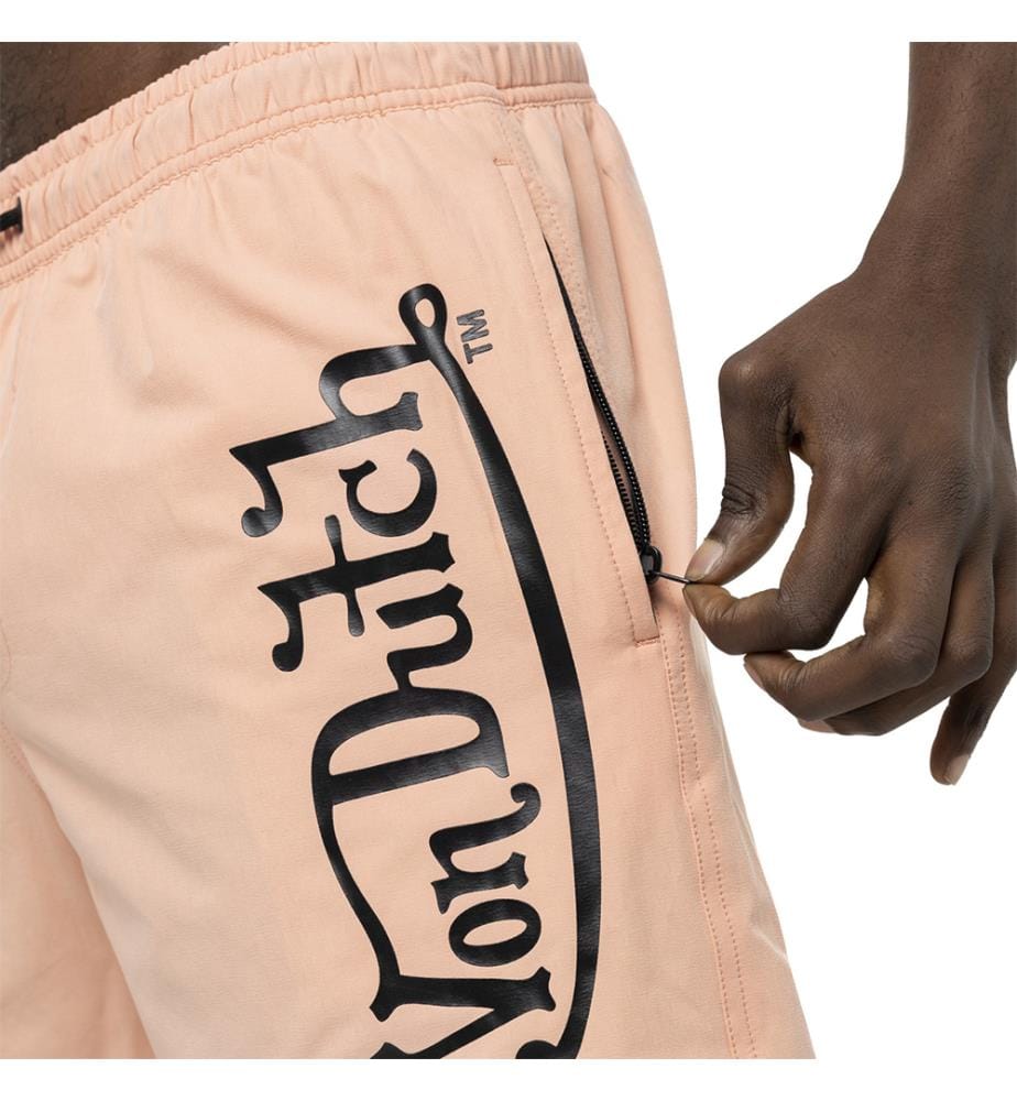 Pantaloncini da bagno - Rosa pallido e nero