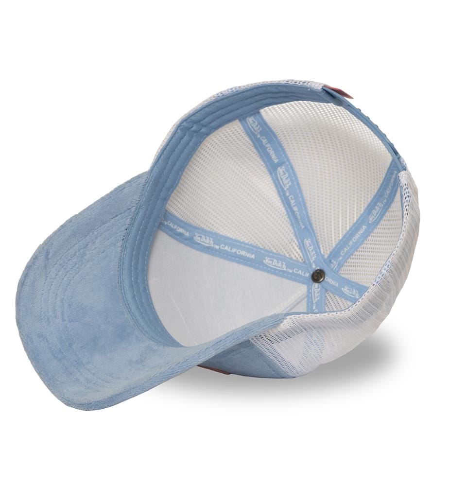 Cap - Pastel blue, Salmon and White
