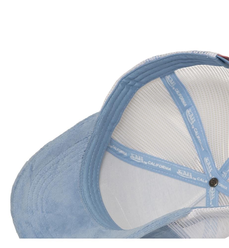 Cap - Pastel blue, Salmon and White