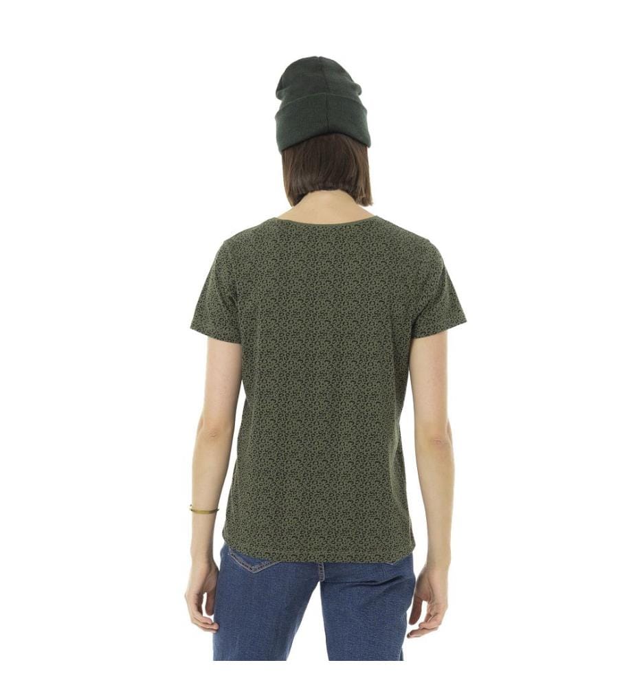 T-Shirt - Khaki, Schwarz und Beige