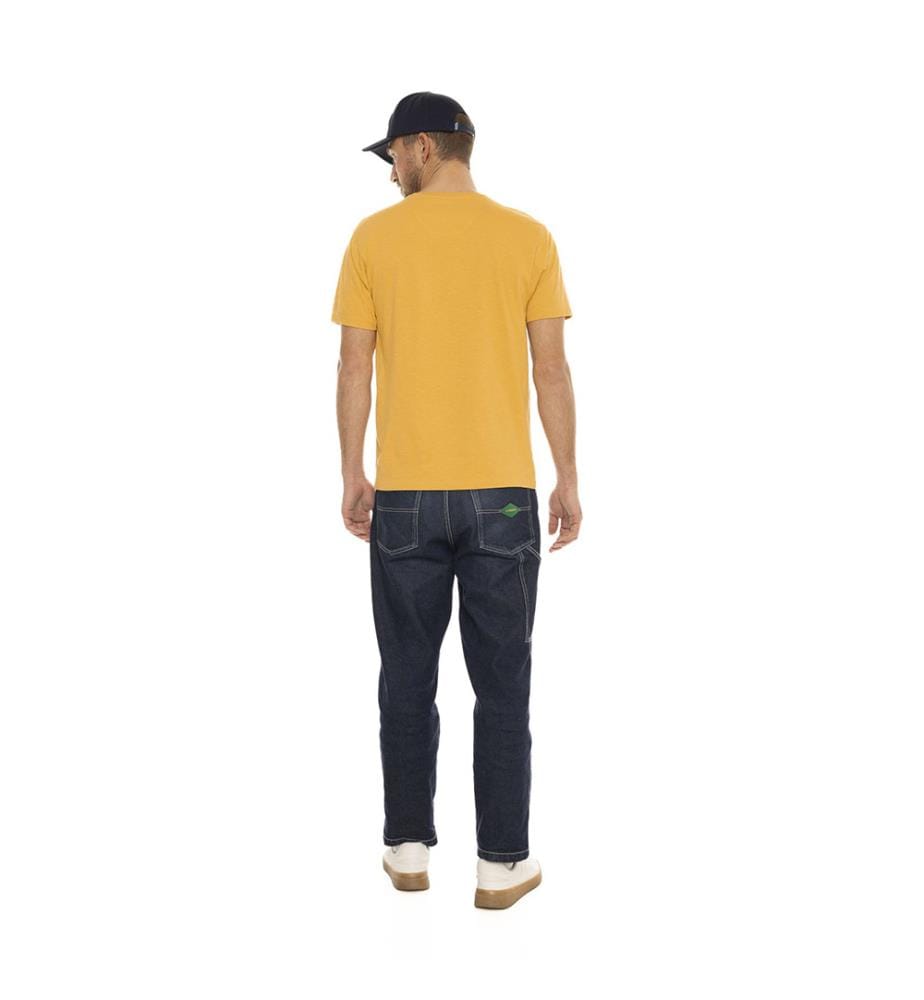 T-shirt - Moutarde et Blanc