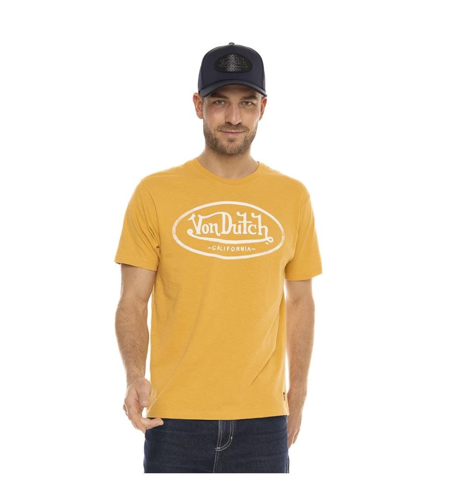 T-shirt - Moutarde et Blanc