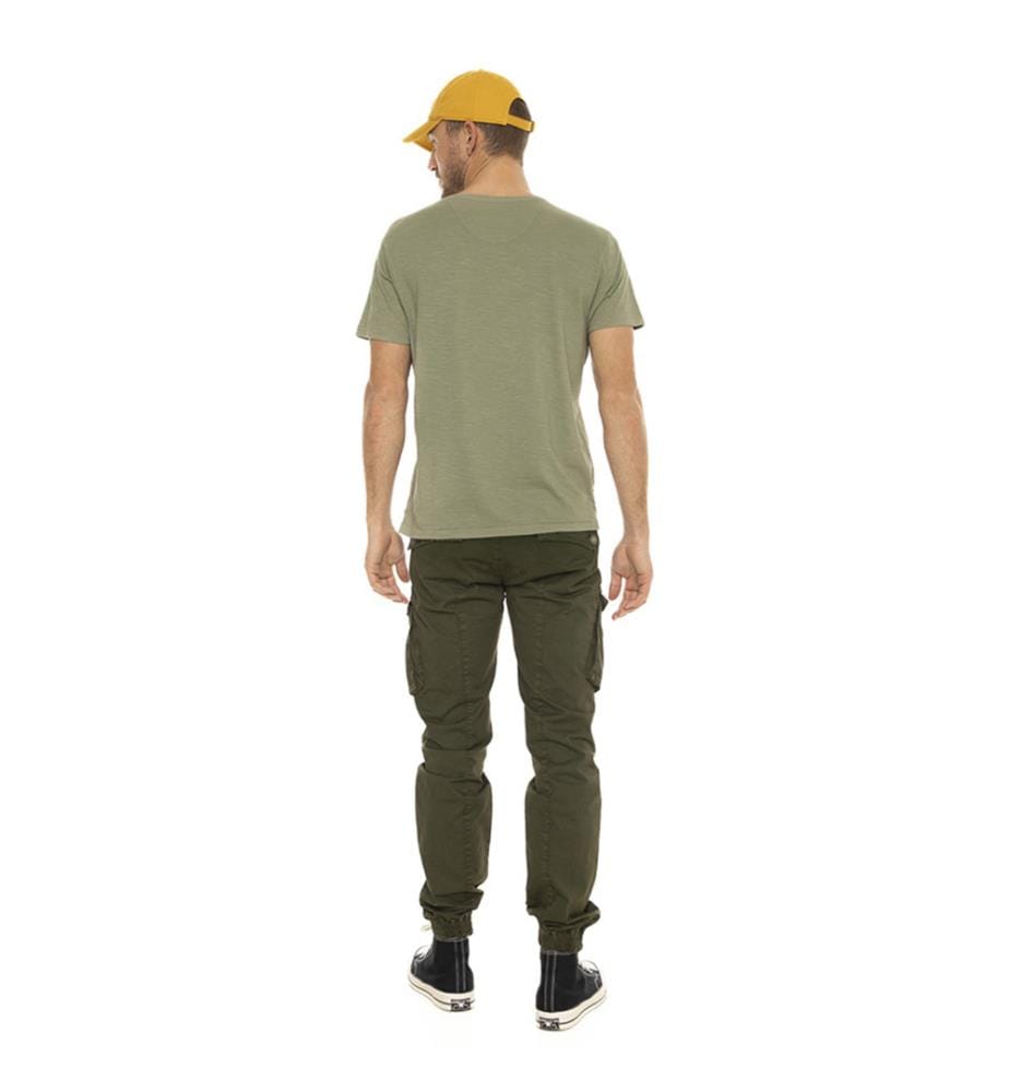 T-shirt - Vert olive et Noir