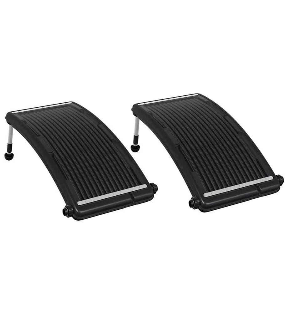 Gebogene Solar-Heizpaneele für Pool 2 Stk. 110x65 cm