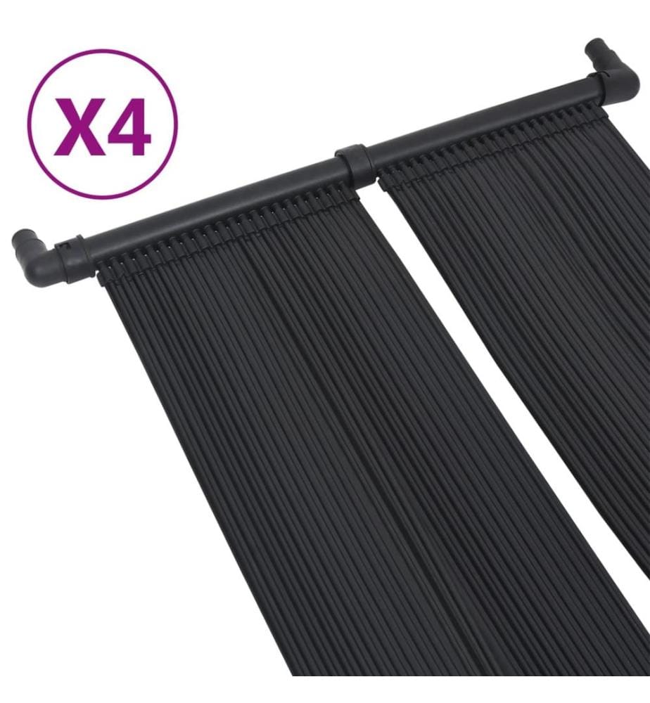 Solar-Panel Poolheizung 4 Stk. 80x310 cm