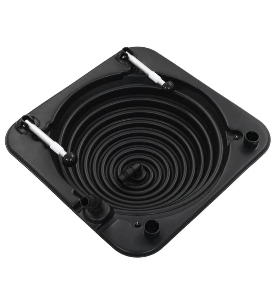 Solarkugel Poolheizung 2 Stk. 75x75x36 cm HDPE Aluminium