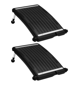 Gebogene Solar-Heizpaneele für Pool 2 Stk. 72,5x46 cm