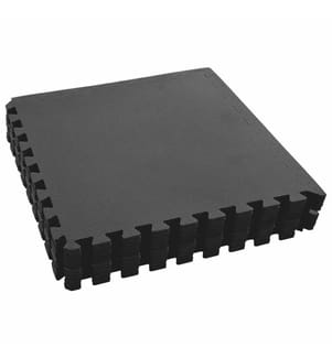 Pool Bodenteppich 12 pcs Schwarz 4,32 ? EVA-Schaum