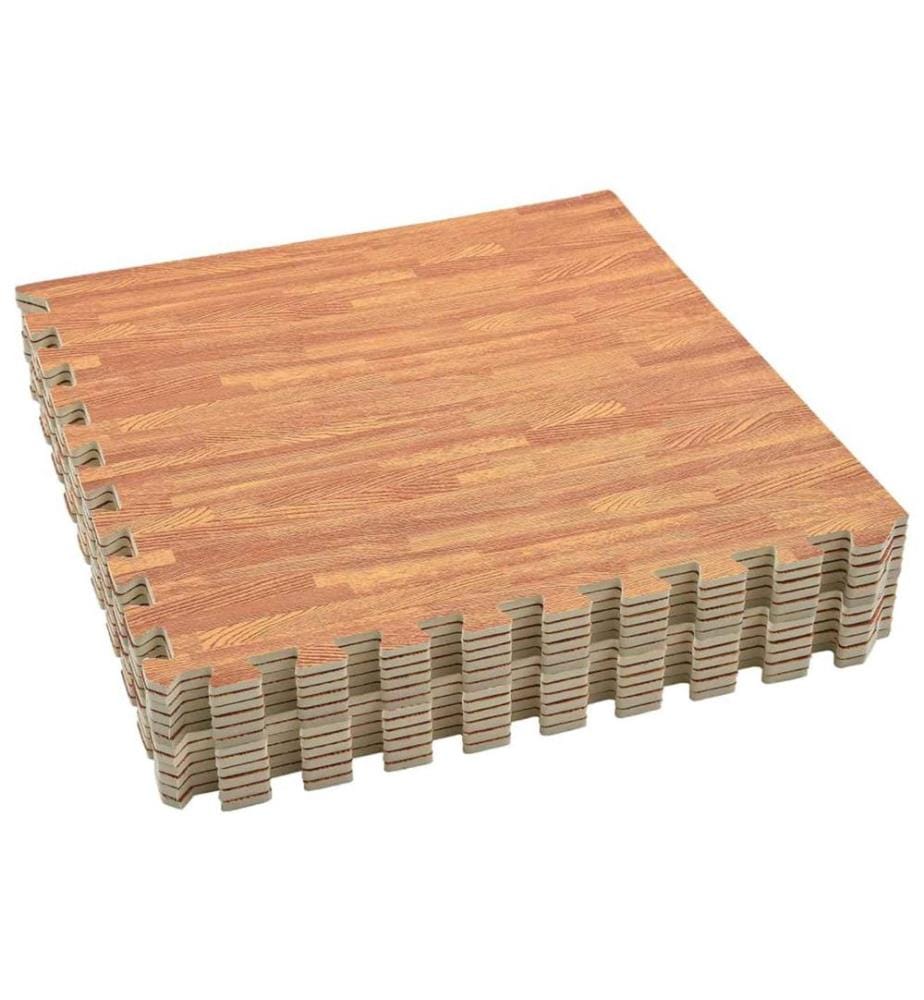 Pool Bodenteppich 12 pcs Braun 4,32 ? EVA-Schaum