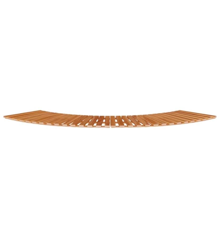 Marches de bain à remous 2 pcs bois massif d'acacia