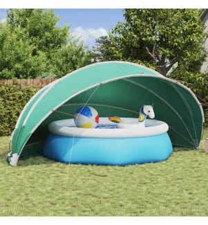 Pool-Dome Blau 546 x 516 x 250 cm