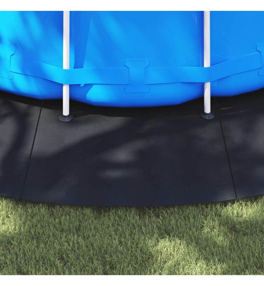 Bodenfolie für Pools Schwarz Ø 610 cm Vliesstoff