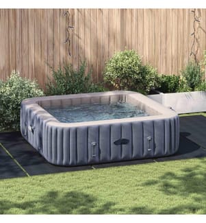 Tapis de piscine Noir 550 x 280 x 0,1 cm Tissu non tissé