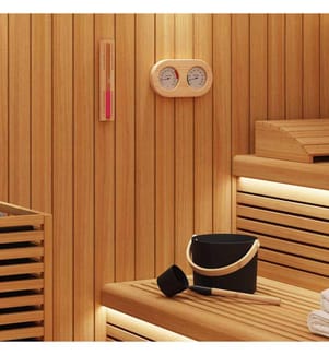 Sauna Zubehör Set 4 pcs Schwarz