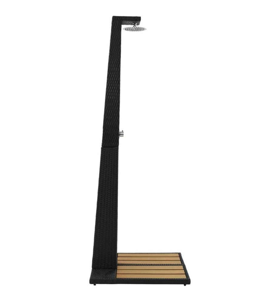 Gartendusche Poly Rattan WPC