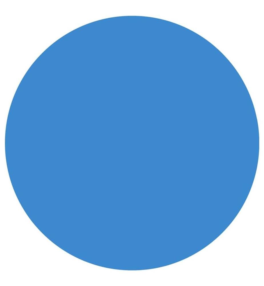 Runde Pool-Abdeckung PE Blau 488 cm