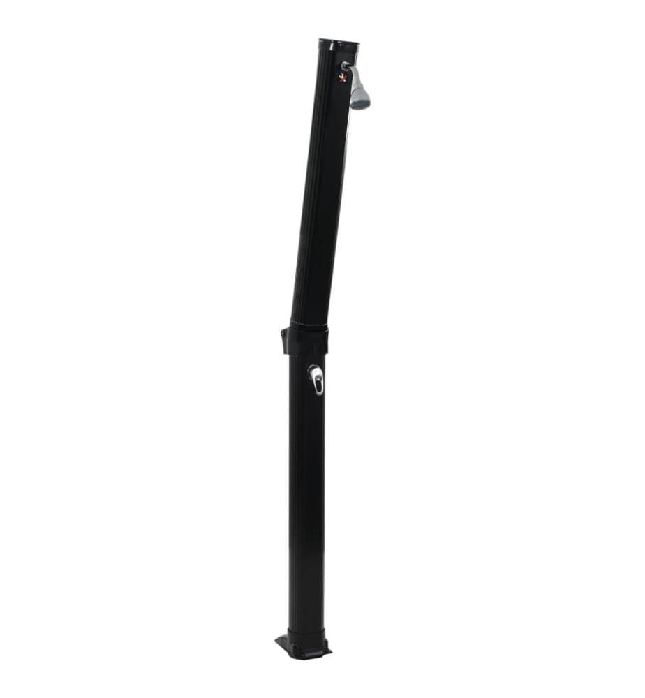 Solardusche Klappbar Schwarz 214 cm 23 L