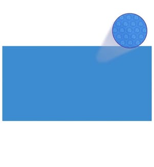 Poolabdeckung Blau 600×300 cm PE